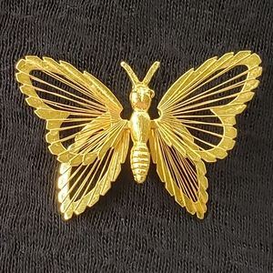 Vintage Monet Butterfly Pin / Brooch